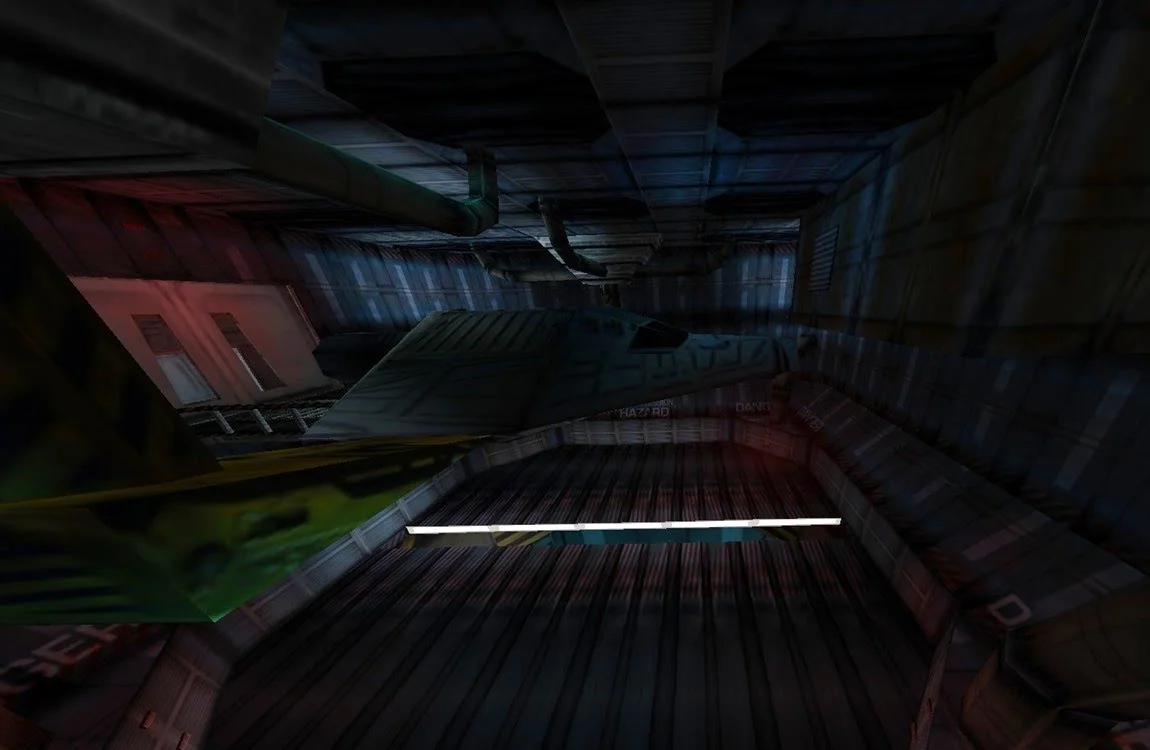 The Narcissus shuttle on Gateway Station in Aliens vs. Predator Classic