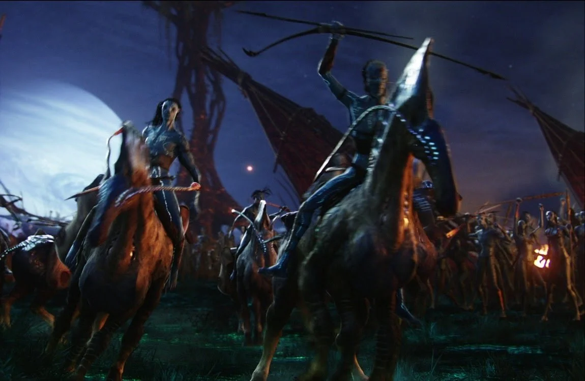 The Olangi clan riders from the first Avatar movie