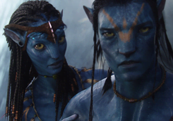 Jake and Neytiri from Avatar