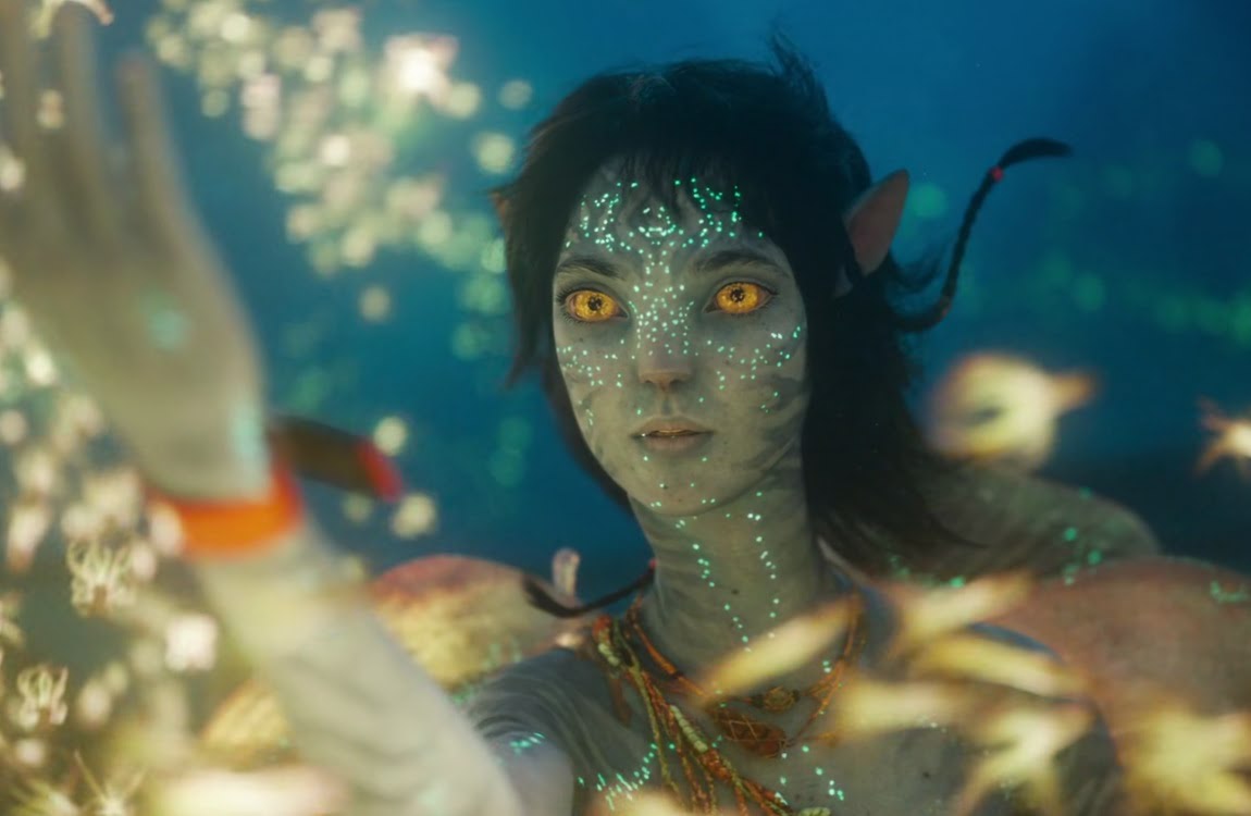 Kiri underwater from Avatar: Way Of The Water