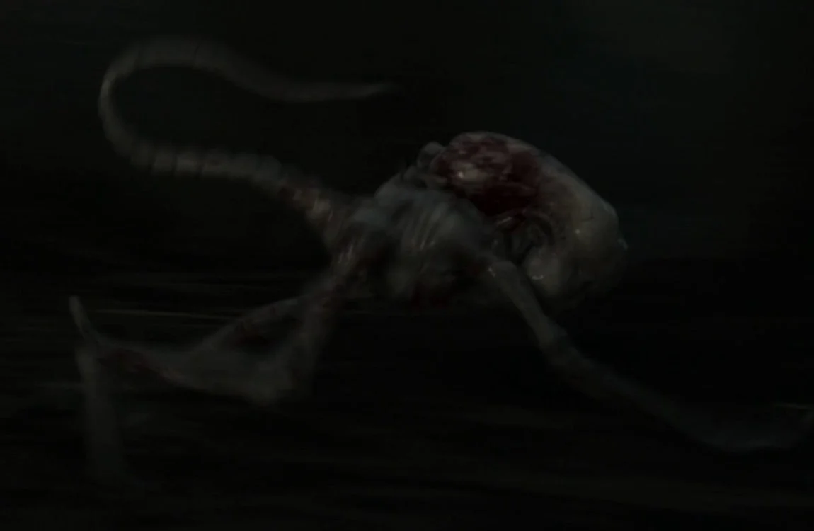 The Neomorph mouthburster runs away