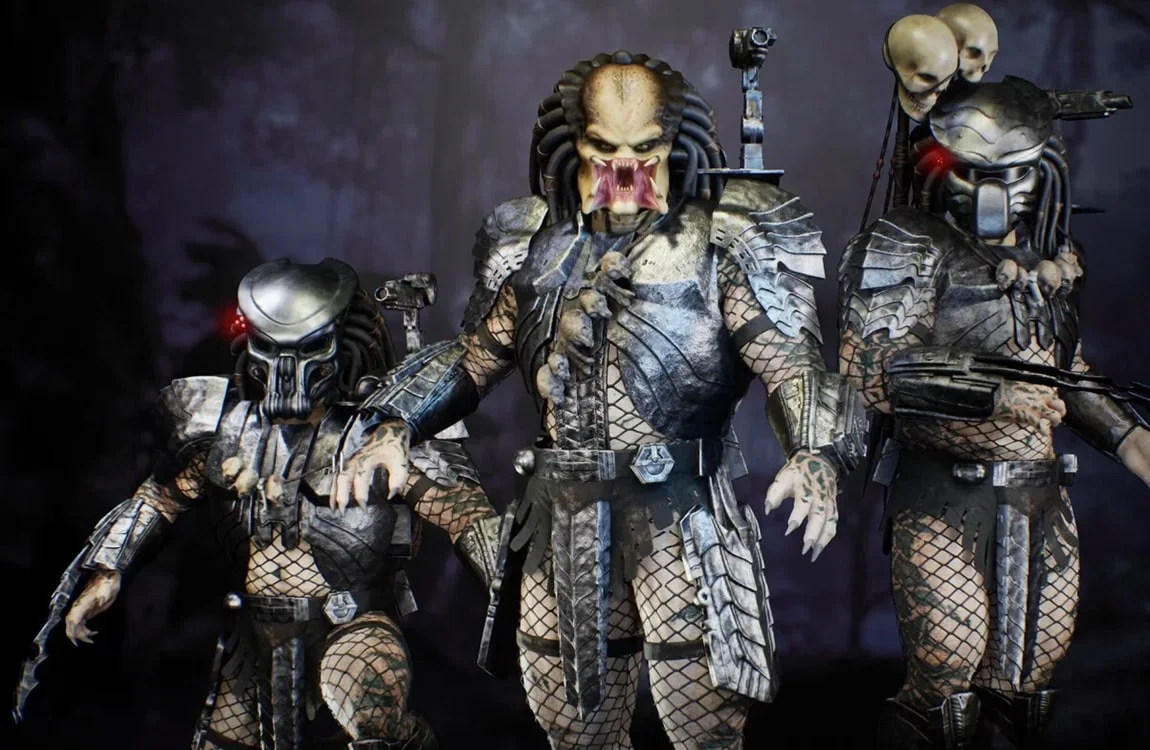 The AvP Predators from Predator: Hunting Grounds