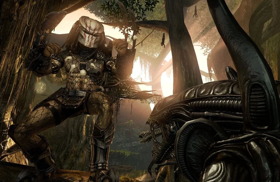 A Young Blood Predator on an AvP 2010 wallpaper