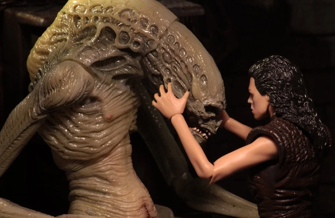 A Newborn figure by NECA