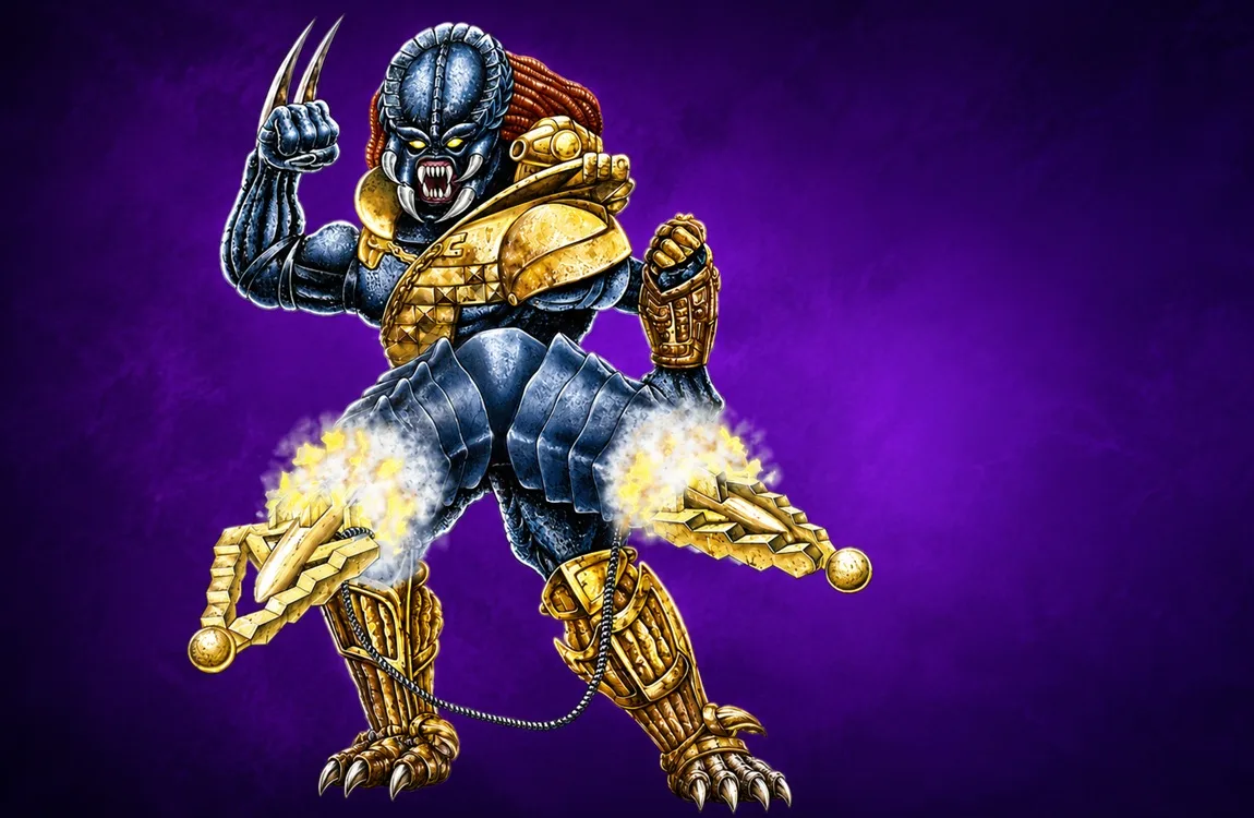 Nightstorm Predator Kenner figure package artwork