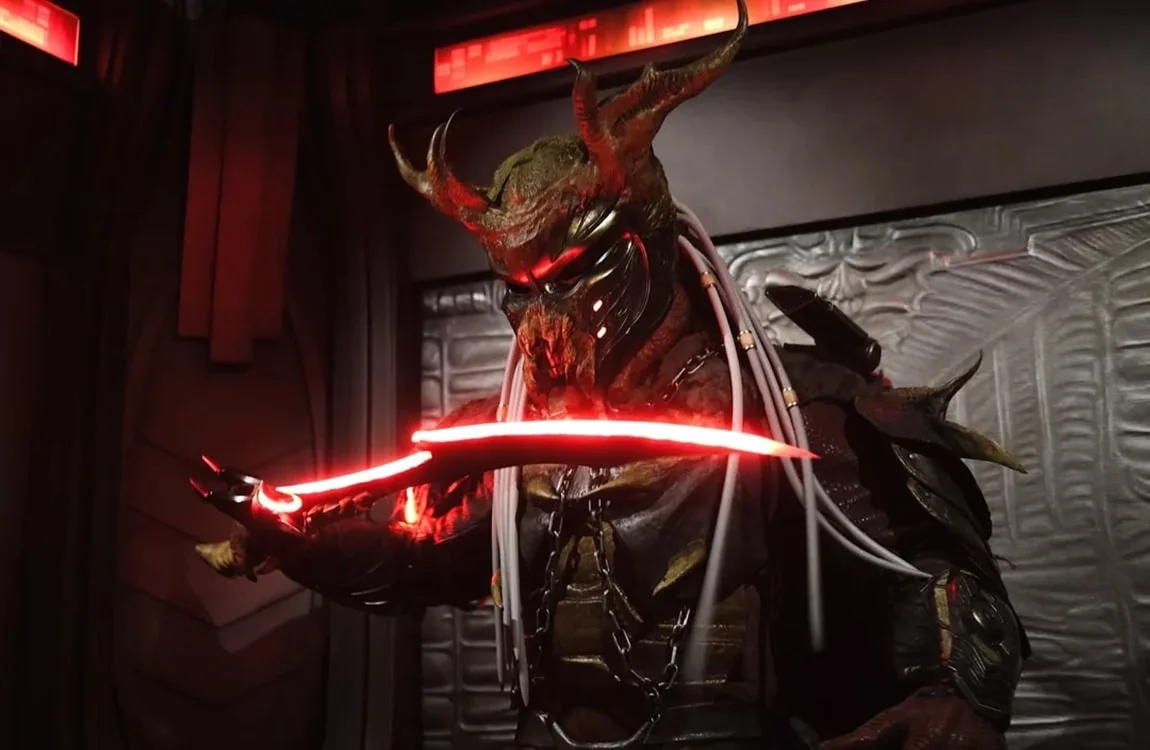 A behind the scenes shot of Njohrr Predator