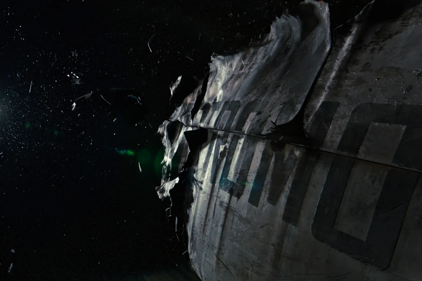 The USCSS Nostromo wreckage site visited by a Weyland-Yutani probe in Alien: Romulus