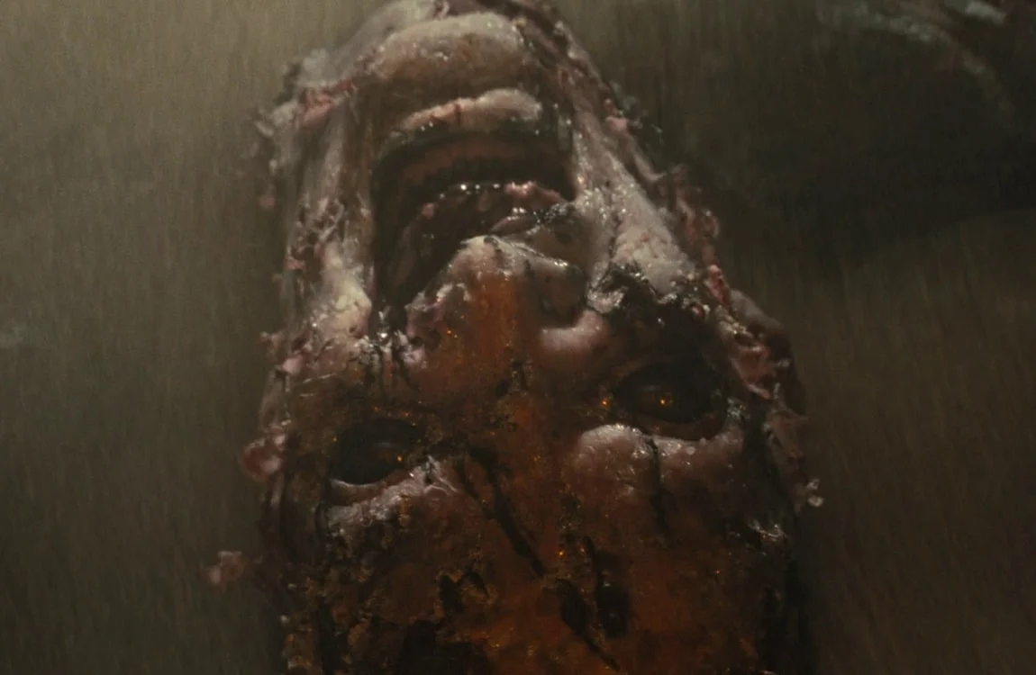 The face of the Offspring before it dies