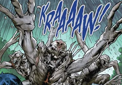 The River Ghosts attack in the Predator 2023 Marvel comic