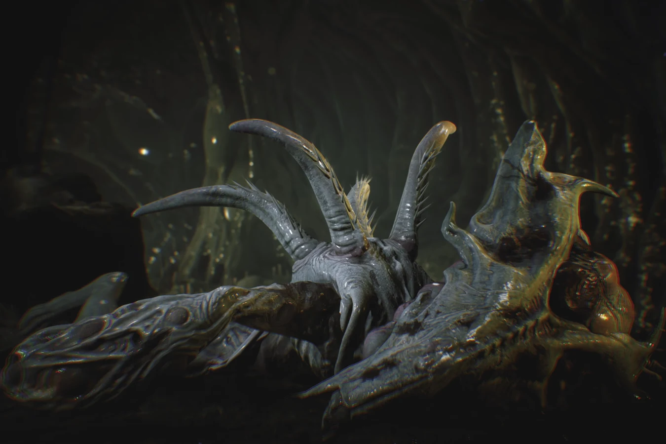 The Pathogen Queen collapsing in the hive after the Promise of the Flower fight