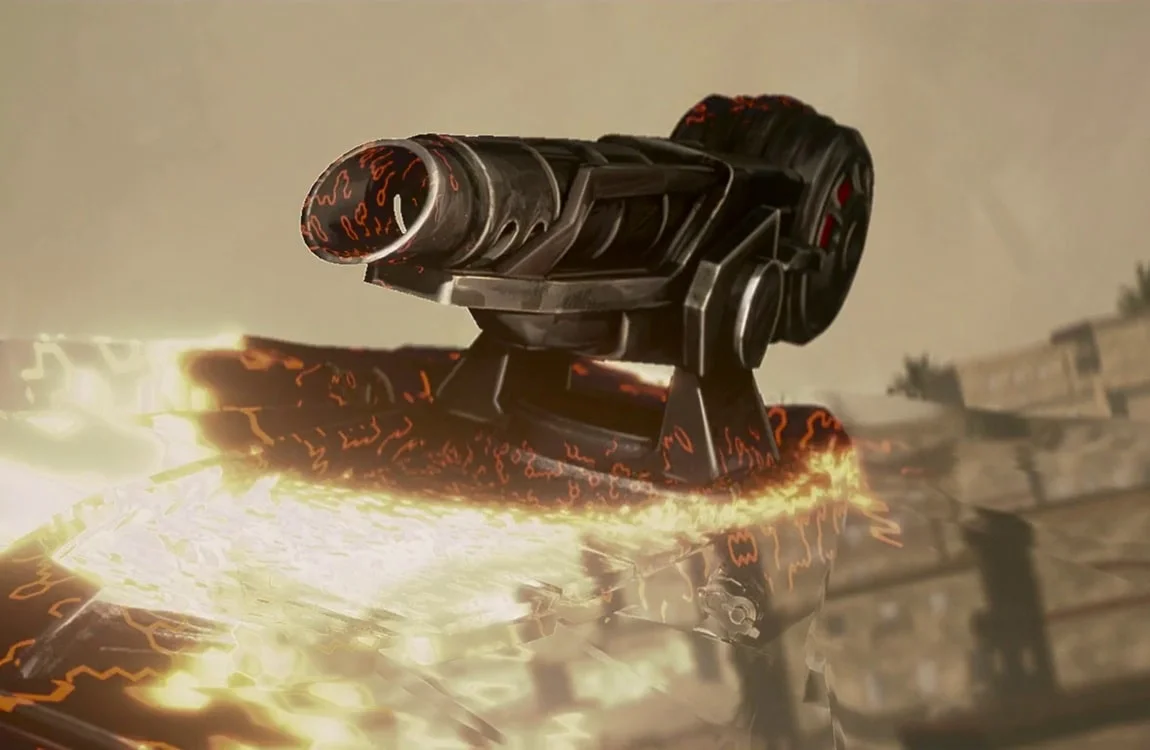The Pilot Predator ship cannon