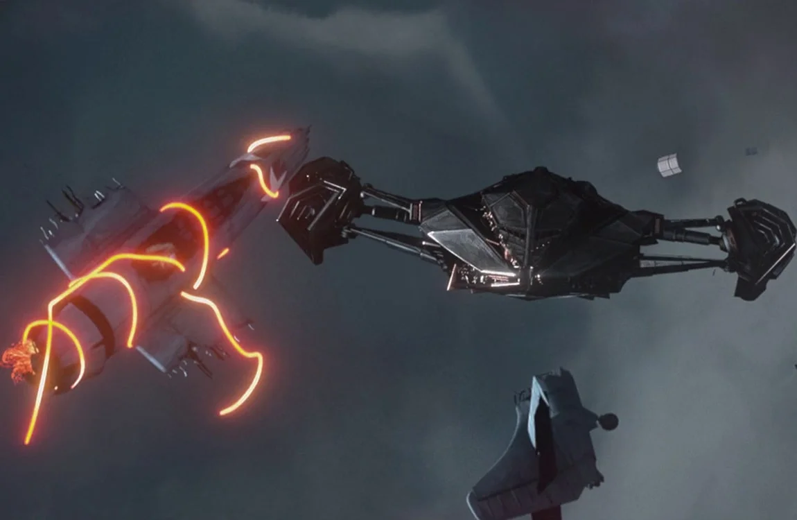 The Pilot Predator fights Allied fighters