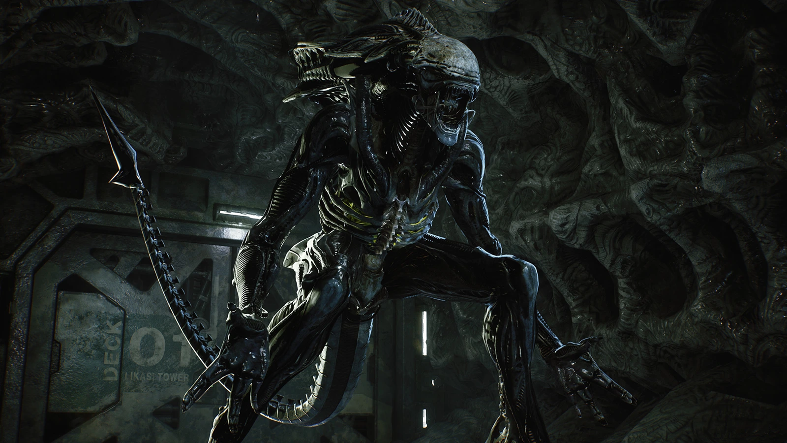A Praetorian Xenomorph, the Queen's Royal Guard