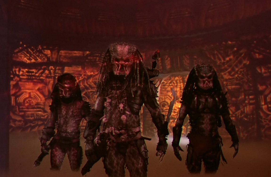 The Lost Tribe reveal themselves at the end of Predator 2