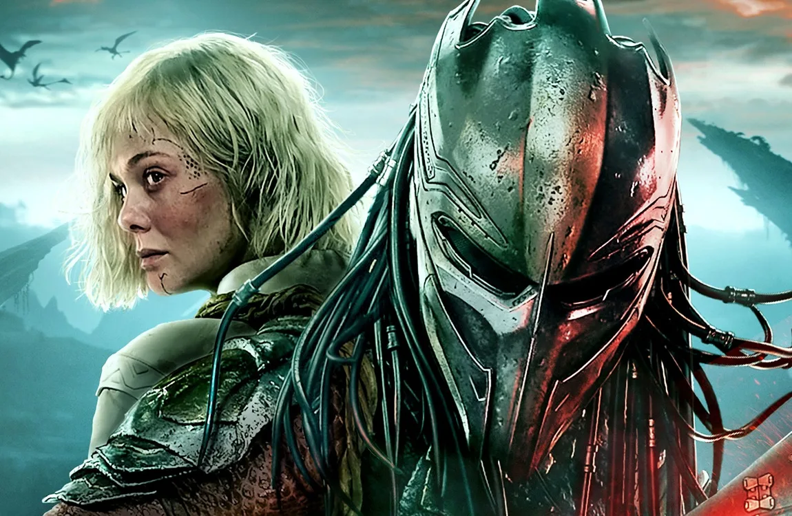 Dek and Thia on the poster of Predator: Badlands