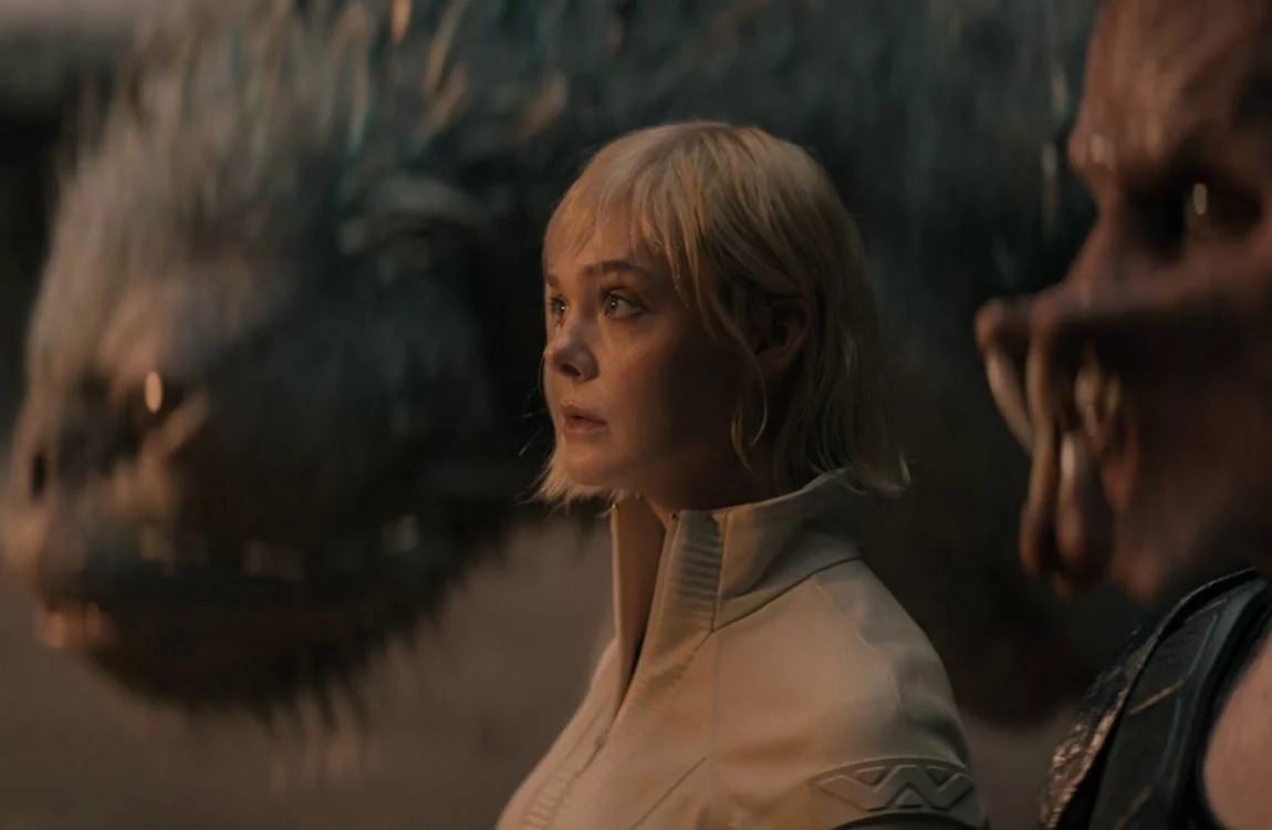 Dek, Thia, and Bud after the ending of Predator: Badlands