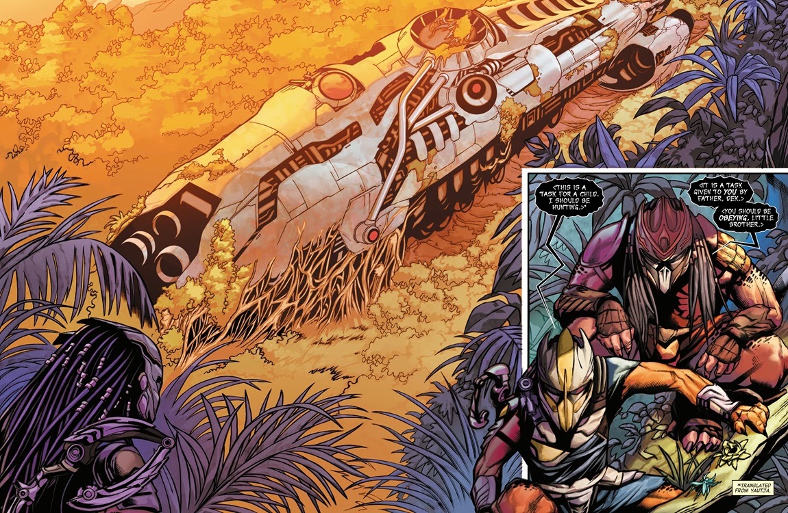 Dek and Kwei from the Predator: Badlands prequel comic