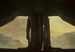 A Xenomorph tail cape from Predator: Killer Of Killers