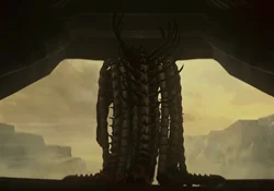 A Xenomorph tail cape from Predator: Killer Of Killers