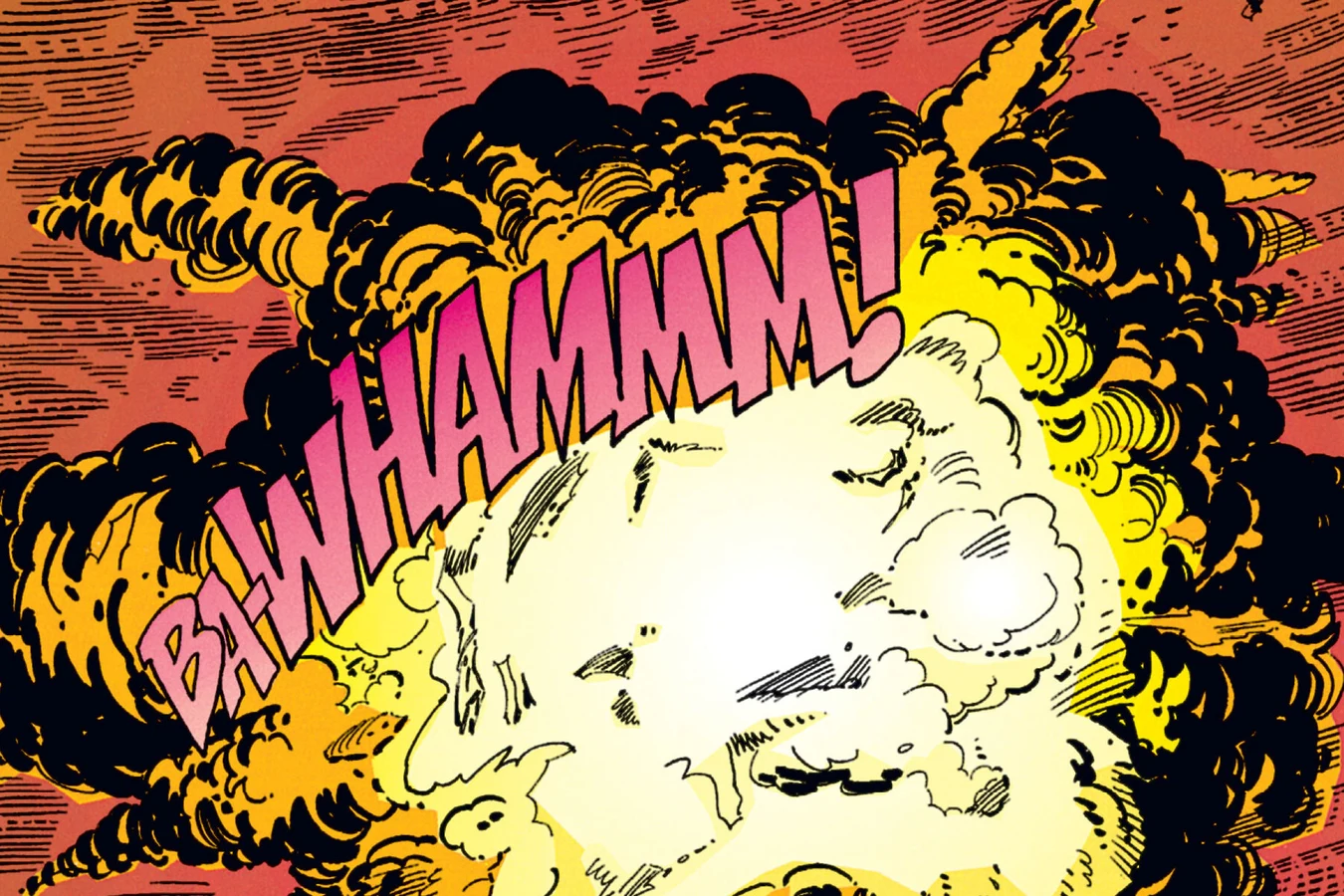 The Predator ship exploding in the Siberian sky in the Predator: Cold War comic