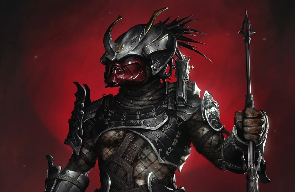 The Samurai Predator, a Predator who does cosplay
