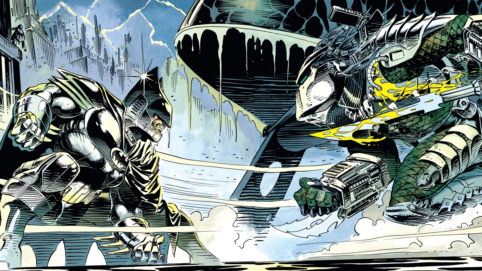 Batman vs. Predator crossover comic cover