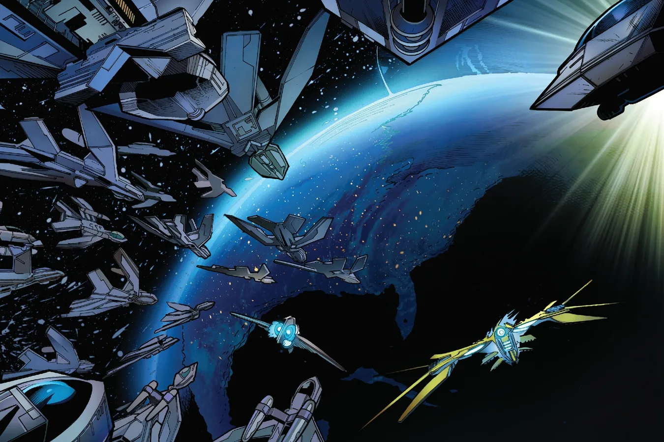 The Predator King invades Earth in Predator Kills the Marvel Universe
