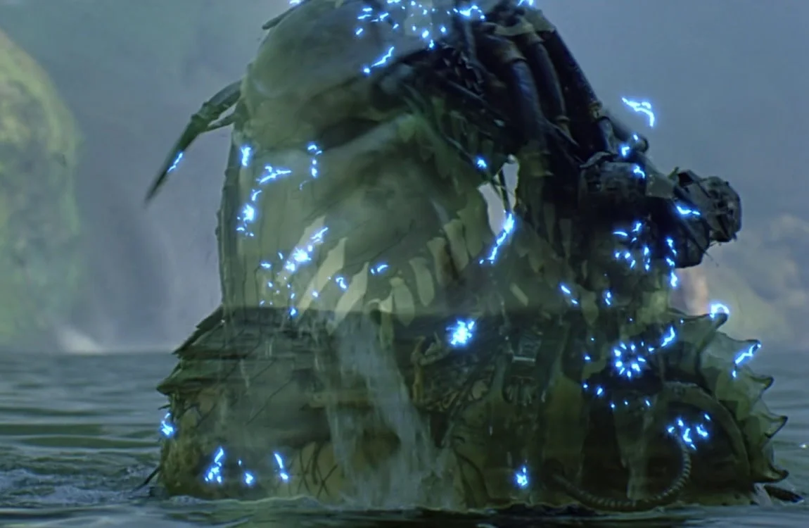 The Predator cloak creates near-invisibility through light-bending camouflage