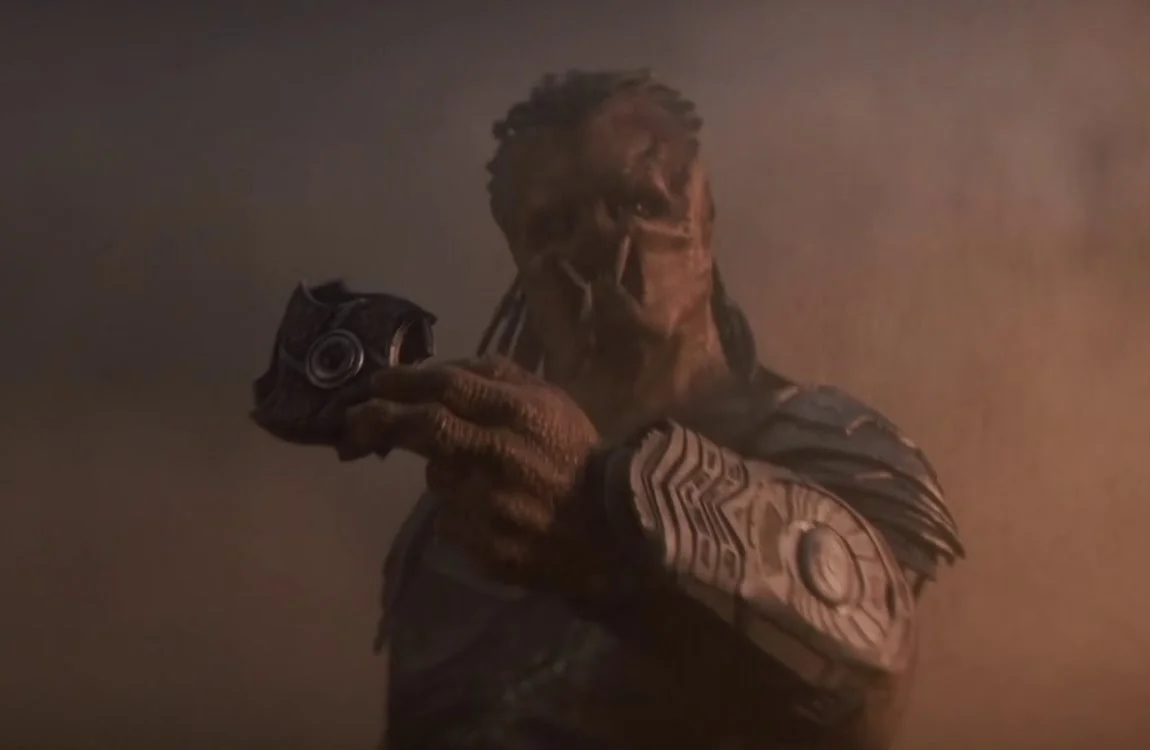 A Yautja stasis trap device from Predator: Badlands