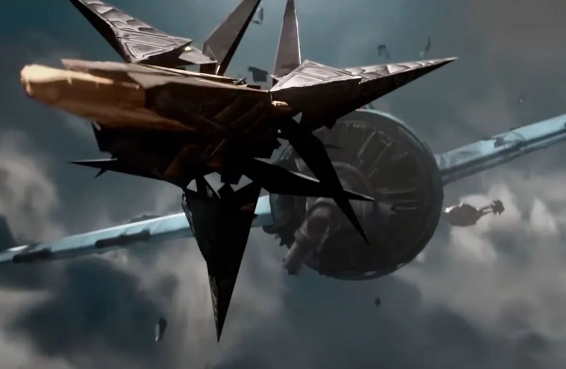 The Predator ship harpoon being used in Predator: Killer Of Killers
