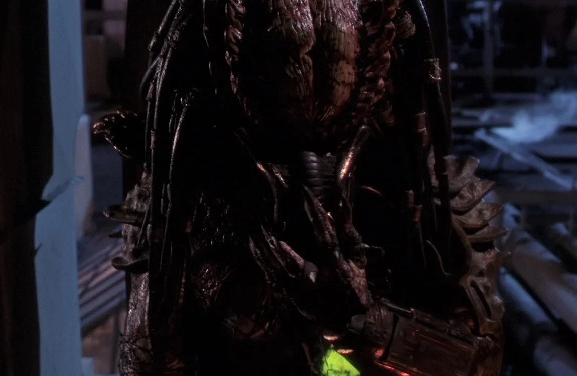 The City Hunter uses a breathing mask