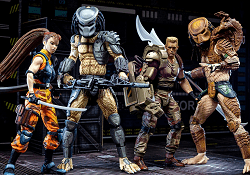 Hunter and Warrior Predator from AvP Arcade