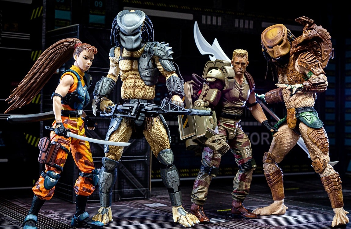 Hunter and Warrior Predator/Dutch Schaefer and Linn Kurosawa from AvP Arcade