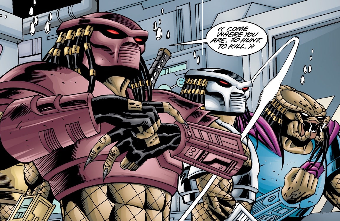 The Meta Predators from JLA vs. Predator