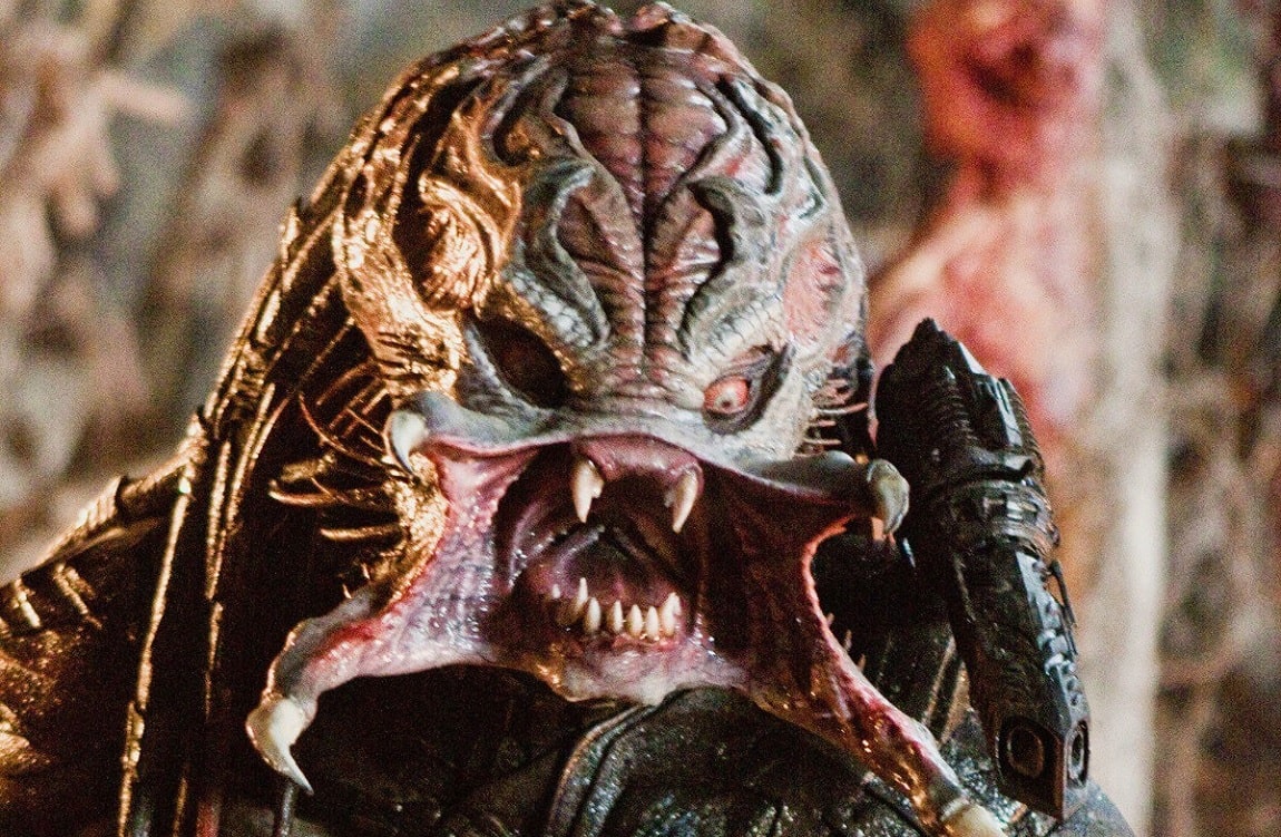The Berserker Super Predator with an open mouth, mandibles wide