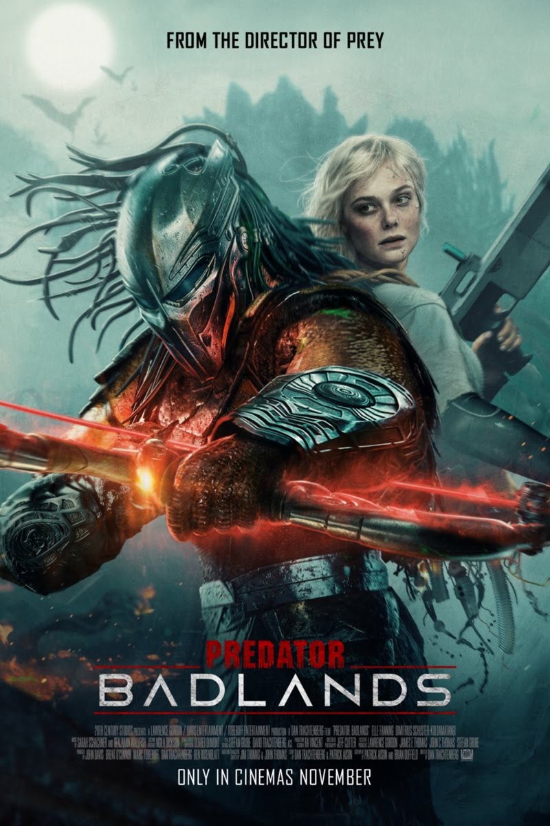 The poster for Predator: Badlands