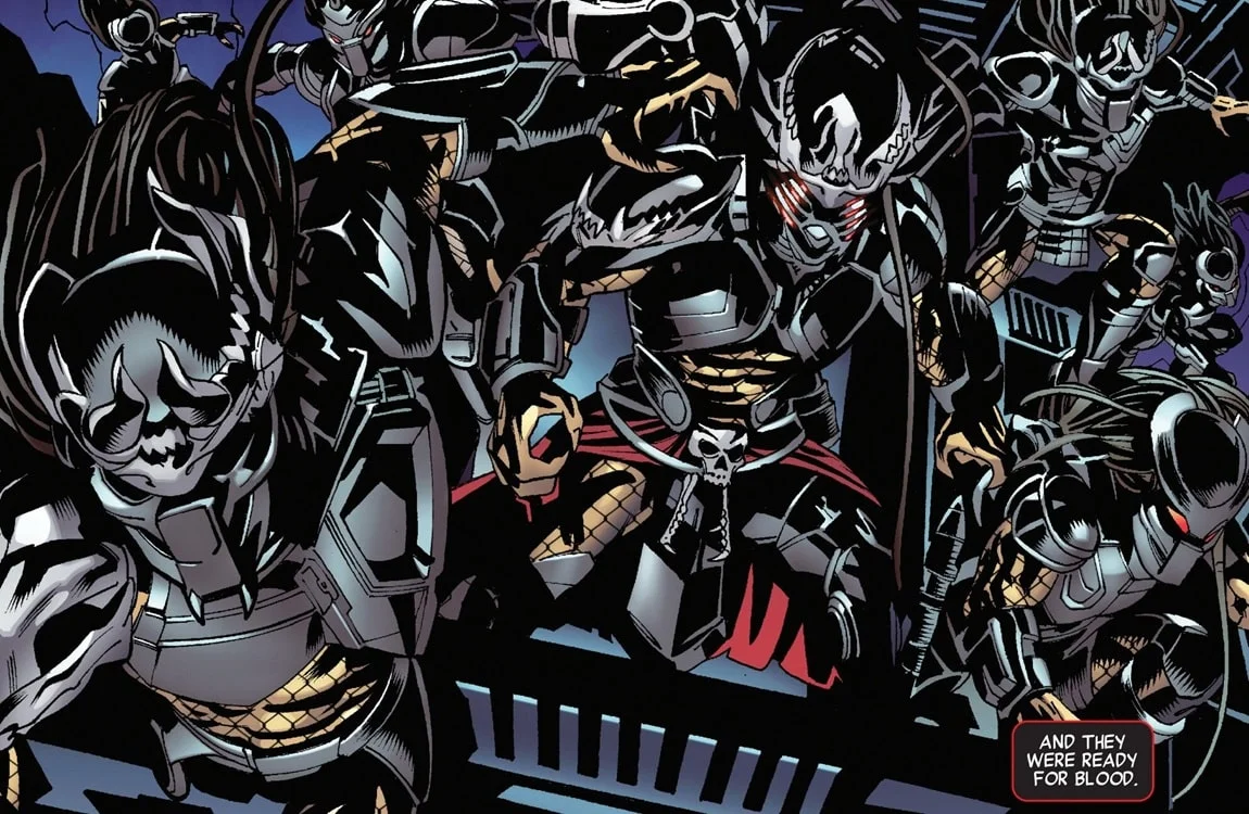 Predator Prince with a prosthetic leg from Predator versus Black Panther