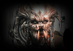 A statue of the Predator Matriarch