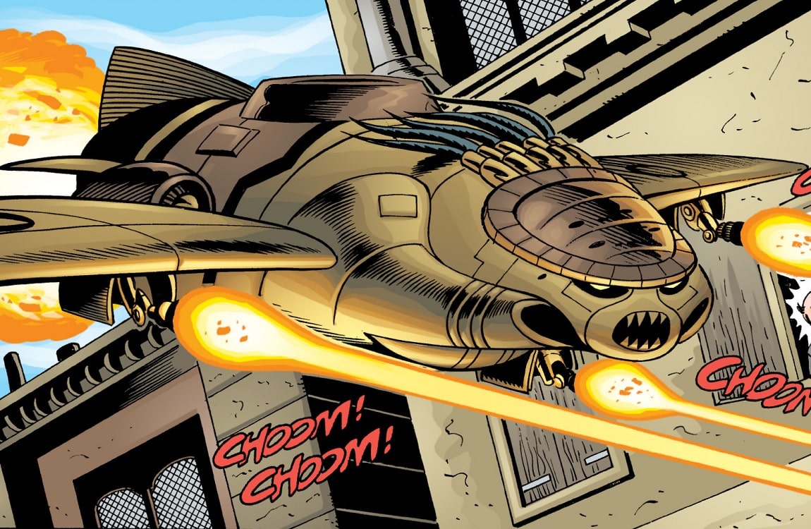 The Plastic Man Predator ship from JLA vs. Predator