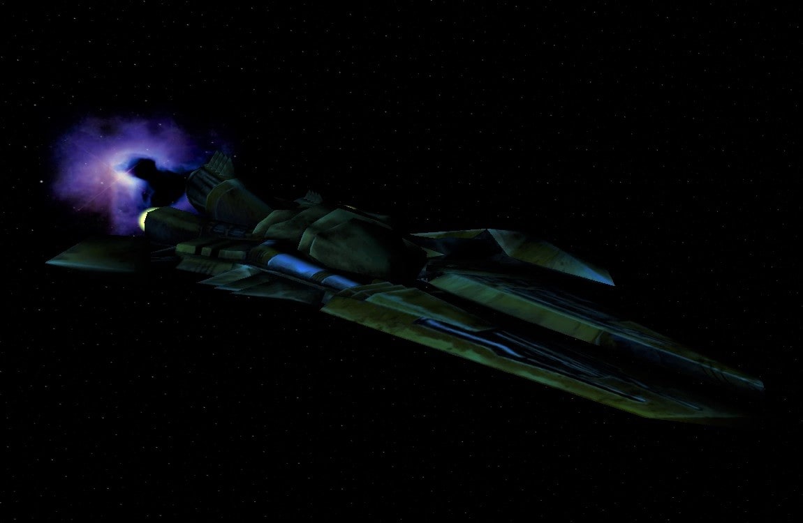 The Royal Predator Ship from the Aliens vs. Predator 2 PC Game