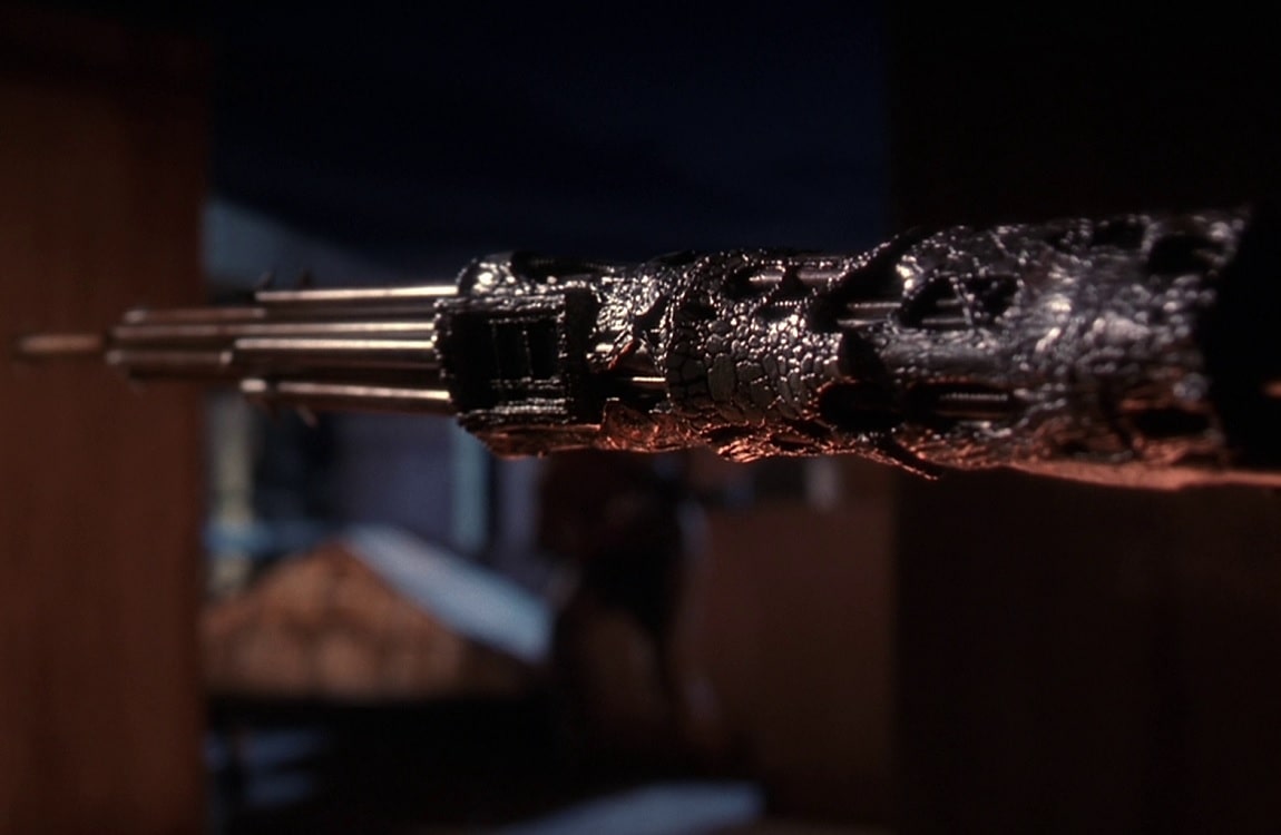 The Predator Combistick used by the City Hunter in Predator 2