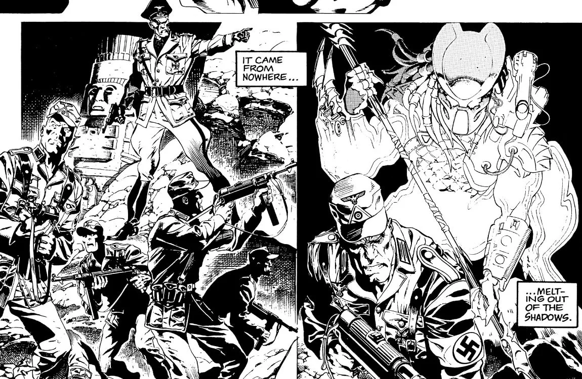 A Yautja hunts Nazis during World War 2 in Predator: Demon's Gold