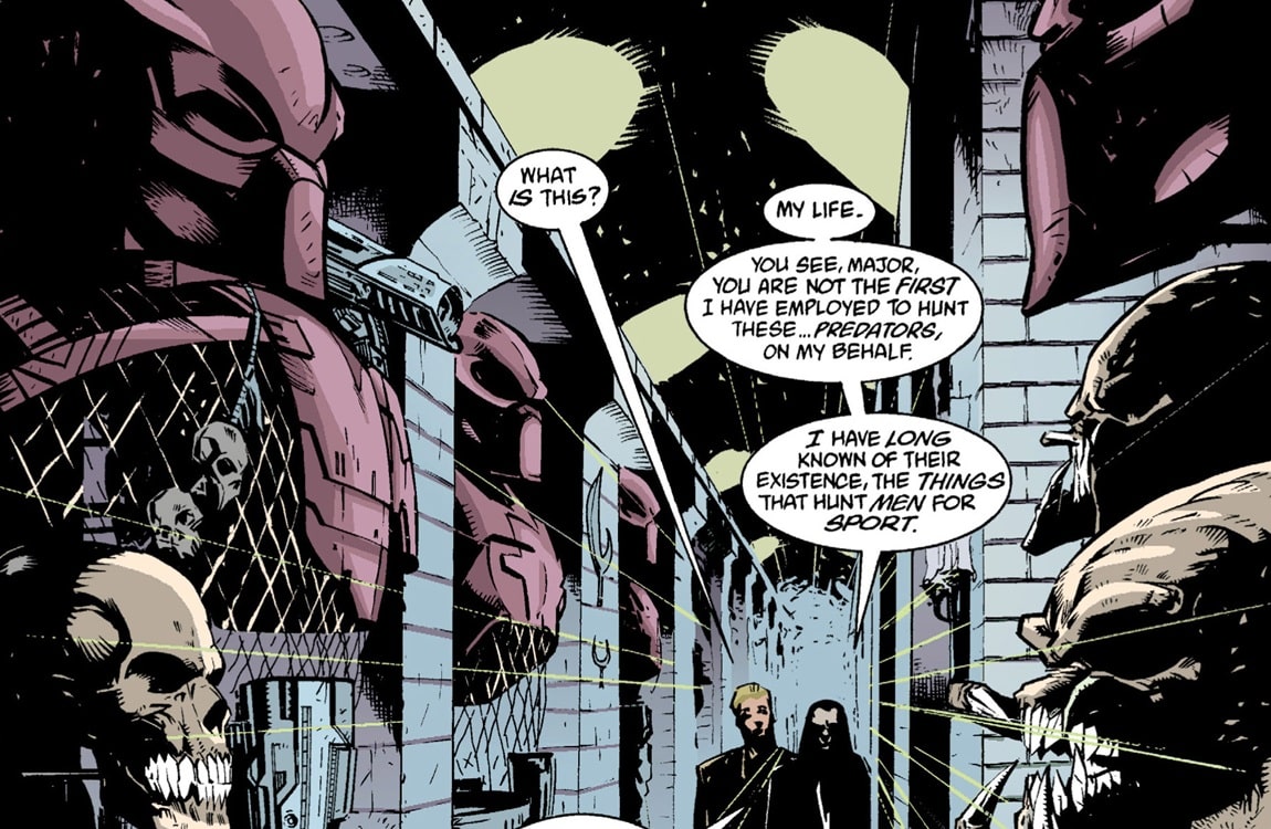 The trophy wall of Gideon Suhn Lee from AvP: Eternal