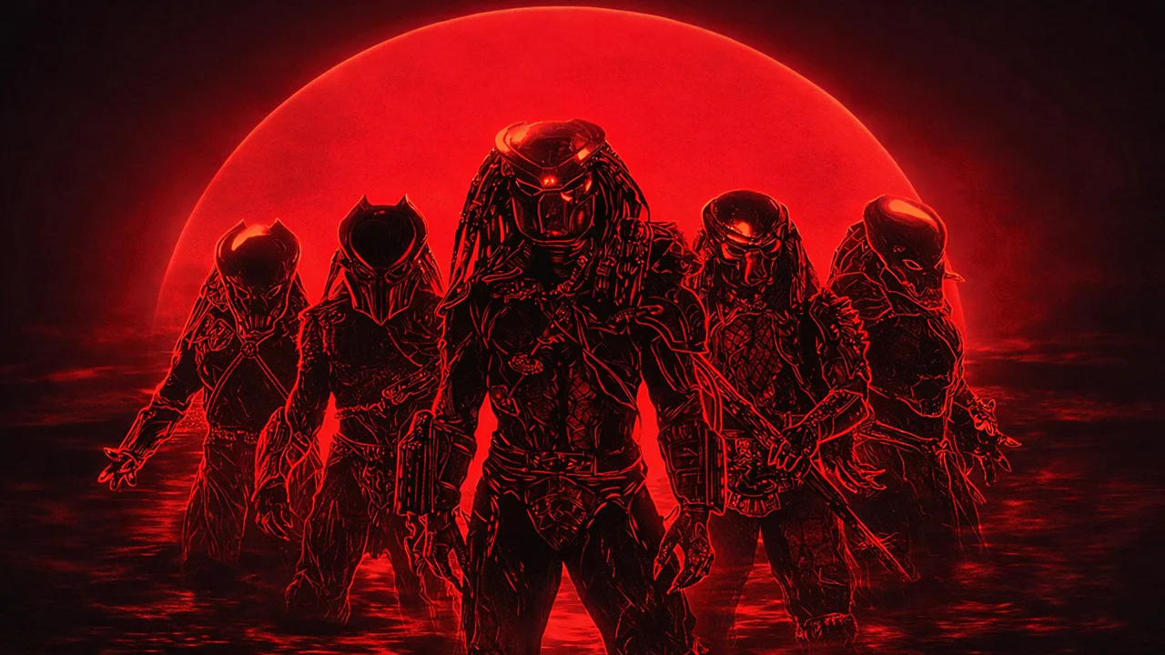 Yautja types from the cover of the Predator 3-movie collection