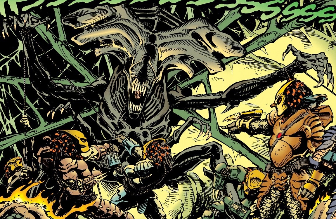 Top Knot's Clan Capturing a Queen in Aliens vs. Predator: War