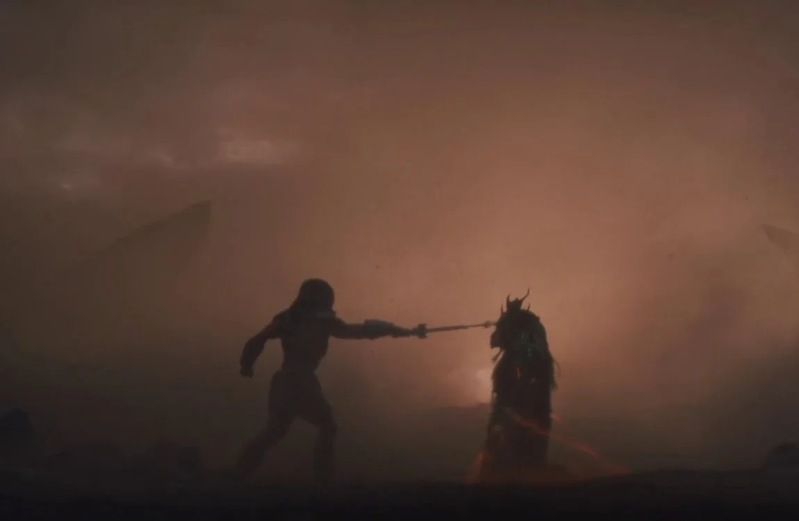 Dek Predator fighting Njohrr in Predator: Badlands