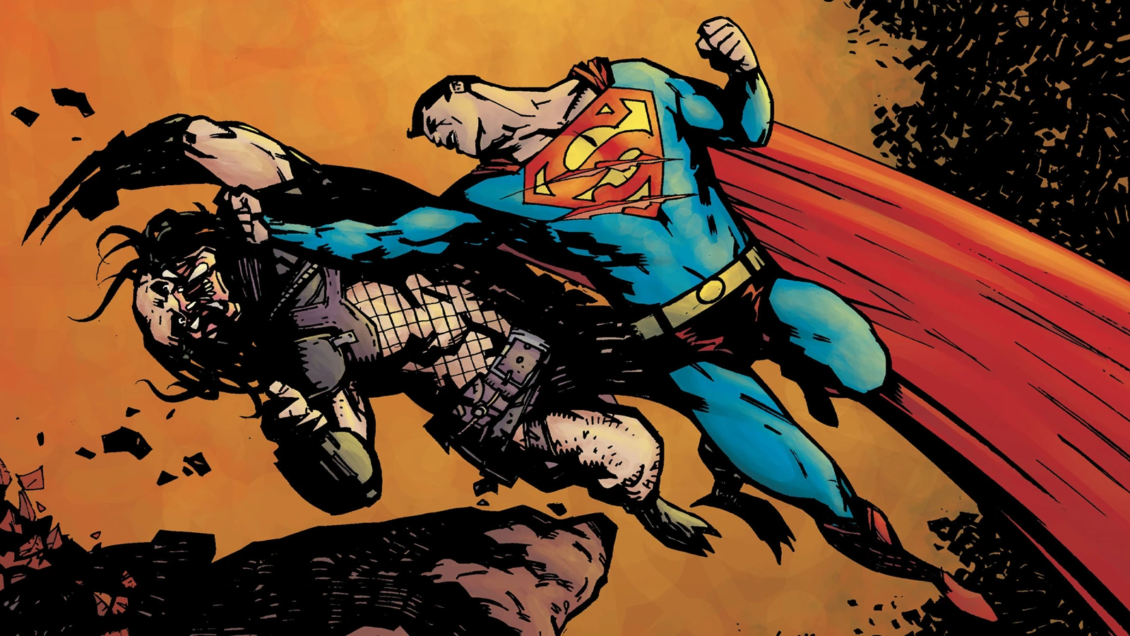 Predator fights Superman