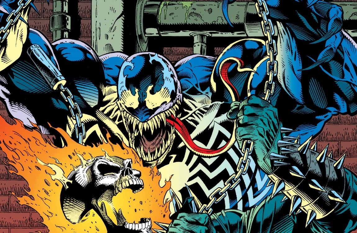 Venom fights Ghost Rider from Spirits Of Vengeance