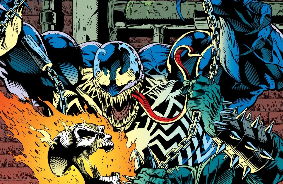 Venom fights Ghost Rider from Spirits Of Vengeance