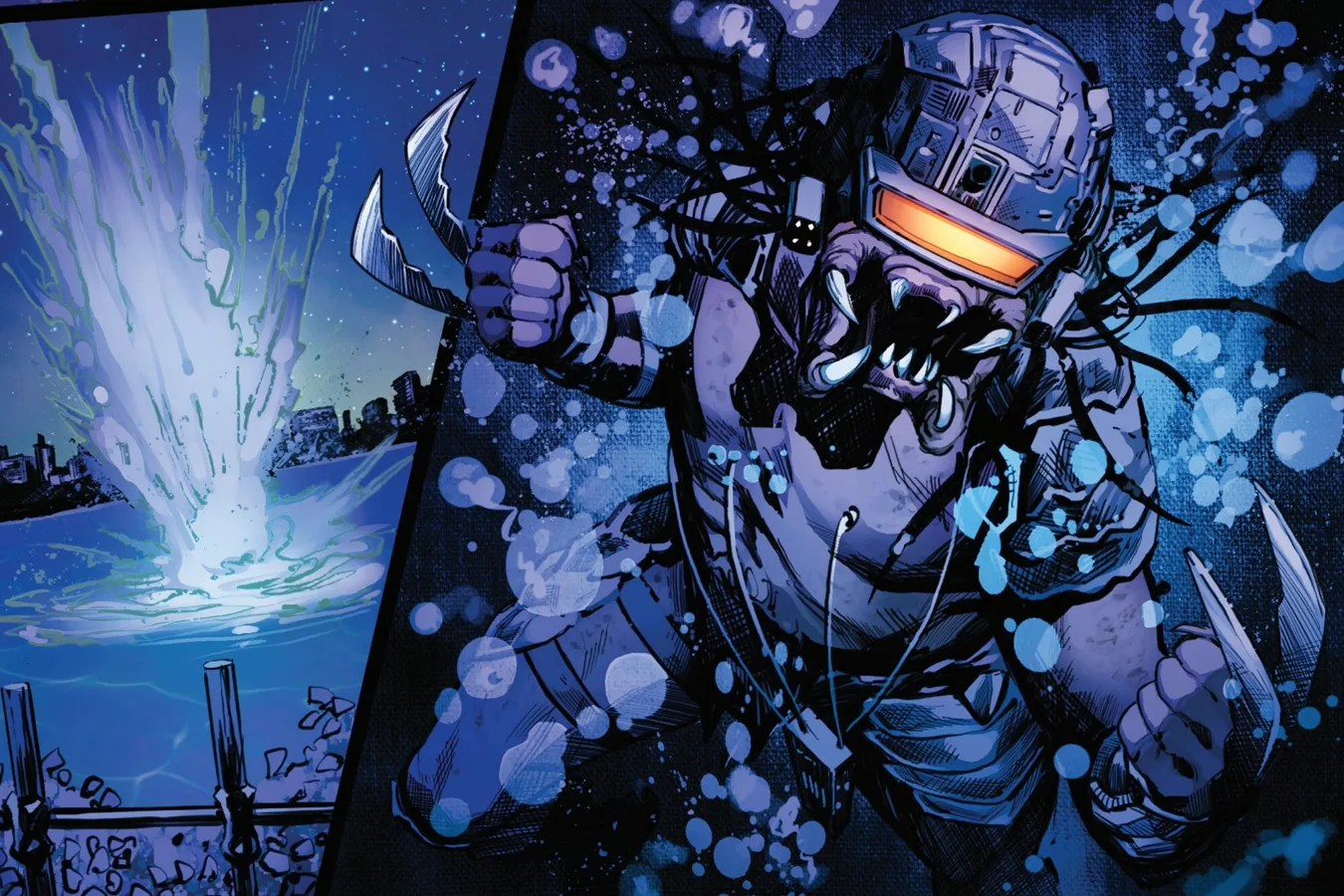 Predator X entering New York Harbor during the Predator invasion
